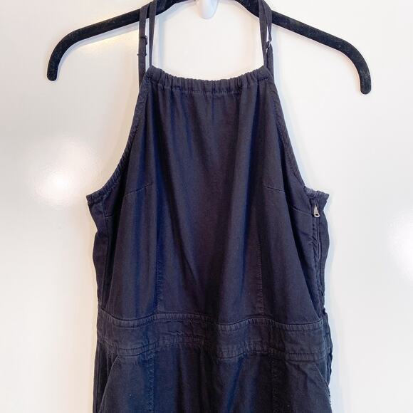 Paige Rhiannon Black Cotton Jumpsuit Anthropologie - Picture 4 of 9